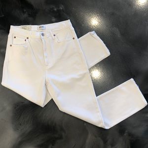 Agolde Riley High Rise Straight Crop